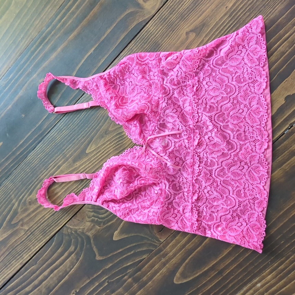 Pink Camisole adjustable straps Size M
